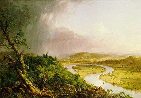 Thomas Cole 'The Ox Bow' of the Connecticut River near Northampton, Massachusetts